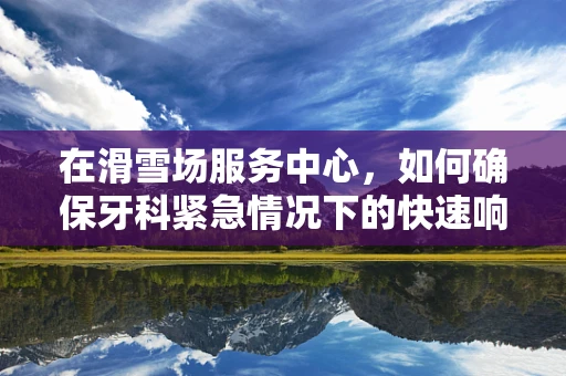 在滑雪场服务中心，如何确保牙科紧急情况下的快速响应？